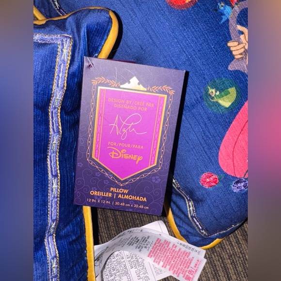 ASHLEY TAYLOR DISNEY PARKS 2024 SET 2 AURORA SLEEPING BEAUTY PILLOWS NWT - Picture 3 of 5